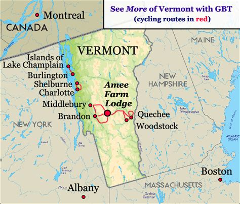 Vermont Fall Foliage Map