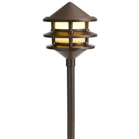 Kichler 3-Watt Olde Bronze Low Voltage Hardwired LED Path Light at Lowes.com