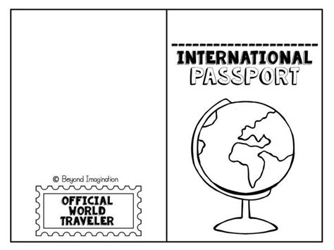 Around the World Passport Activity (new pin by Ryanne) | International passport, Passports for ...