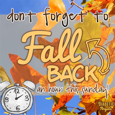 Fall Back Your Clocks! – Diabetic Angels