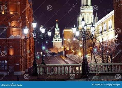 Red Square, Moscow Kremlin Night Stock Image - Image of european ...