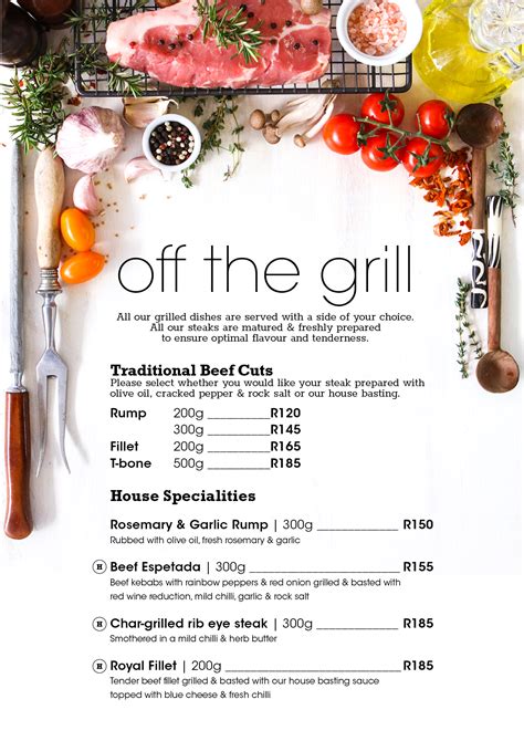 Grill MAIN Menu 20188 - Grill and Company