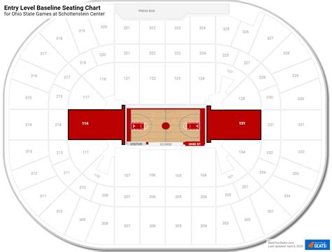 Schottenstein Center Seating Chart With Seat Numbers | Elcho Table