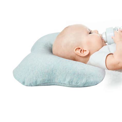 Baby Pillow Infant Toddler Sleep Positioner Anti Roll Cushion Flat Head Pillow Protection of ...