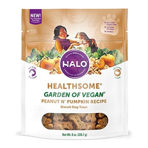 Halo Garden of Vegan Dog Treats, Training Treats for Dogs, Peanut N ...