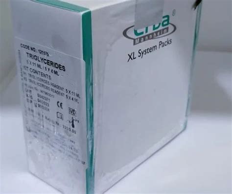 Triglycerides Test Kit Erba, Blood at Rs 10250 in Chennai | ID: 2851793488255