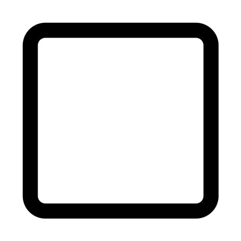 Square Outline Vector SVG Icon - SVG Repo