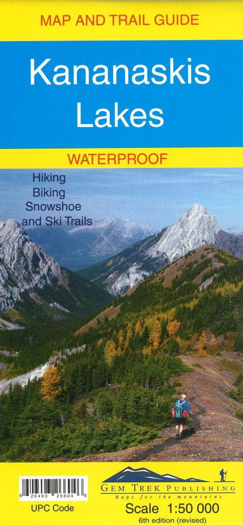 Buy map: Kananaskis Lakes Map and Trail Guide (waterproof) by Gem Trek ...