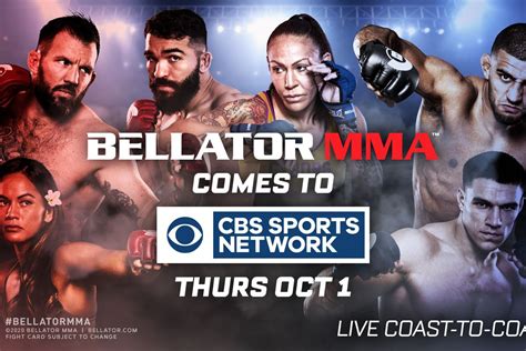 Bellator MMA announces move to CBS Sports Network starting October 1st ...