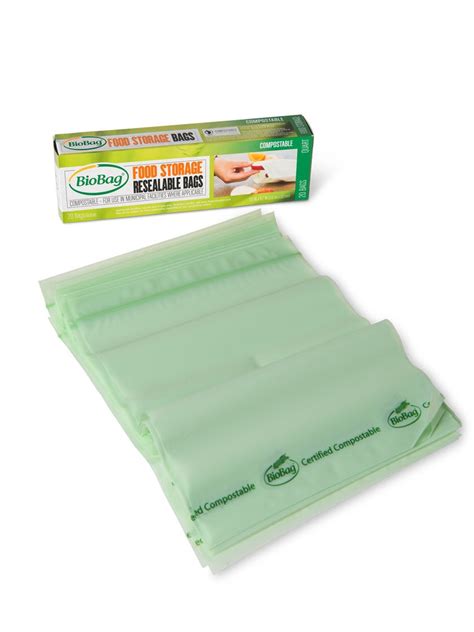 BioBag® Quart Food Storage Bags, Pack of 20 | Gardeners.com