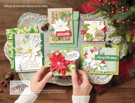 Poinsettia Place Suite - Stampin' Up! Video - Creativelee Yours