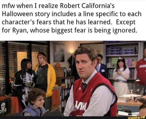 Mfw when I realize Robert California's Halloween story includes a line specific to each ...