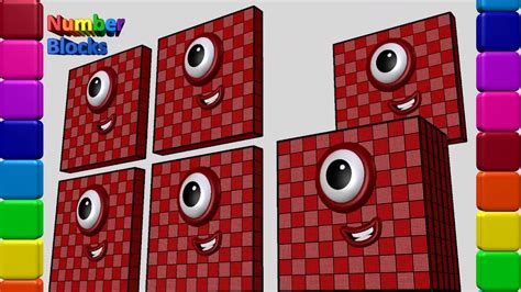 Numberblocks 1 million (1000 000) #Numberblocks - YouTube