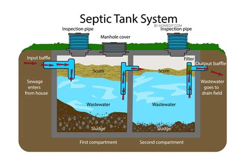 Diagram Of Septic Tank System Layout