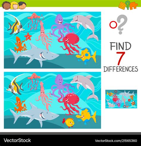 Under The Sea Spot The Difference