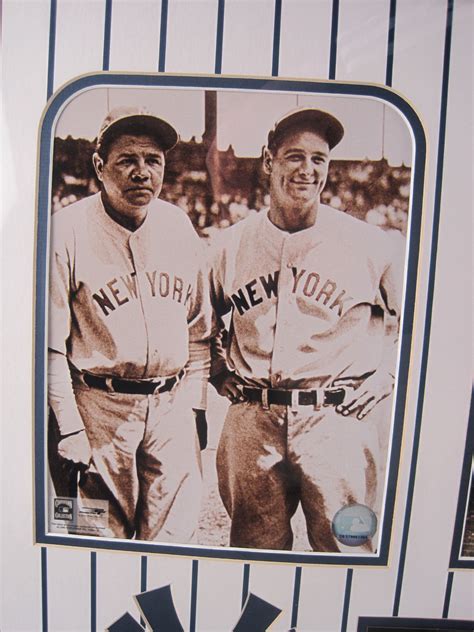 Lot Detail - New York Yankees Legends Framed Display