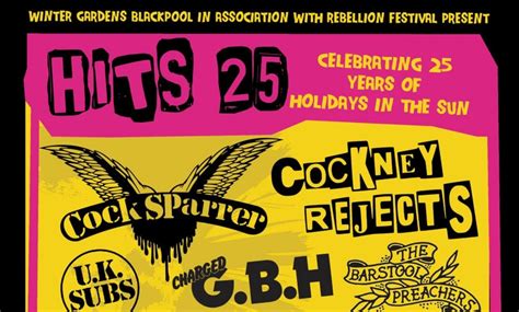 REBELLION FESTIVAL AND BLACKPOOL WINTER GARDENS ONE DAY PUNK FESTIVAL 'HITS 25' - Punkinfocus