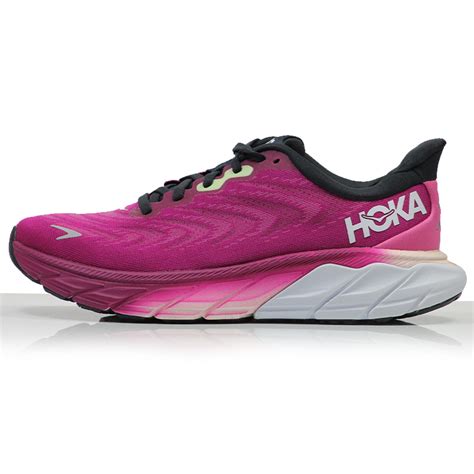 Hoka One One Arahi 6 Women's Wide Fit Running Shoe - Festival Fuchsia ...