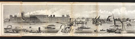 River Thames panorama history: Image of 19th-century London.