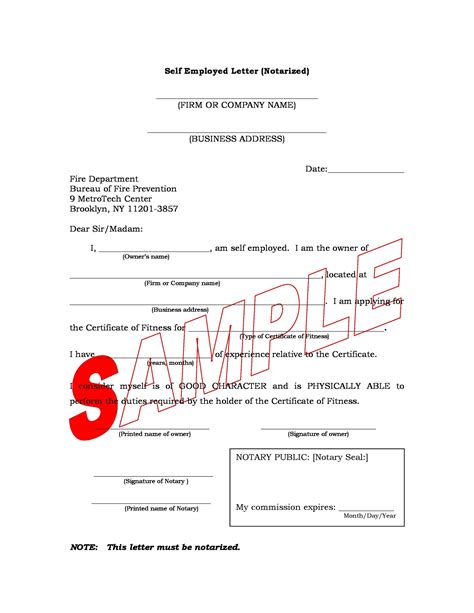 30+ Professional Notarized Letter Templates - Template Lab