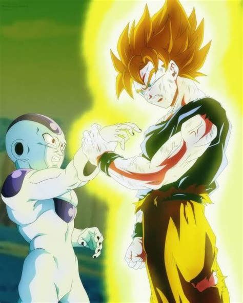 Goku Super Saiyan Vs Frieza Full Power