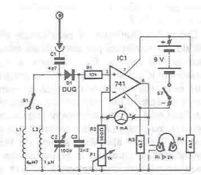 RF power detector circuit