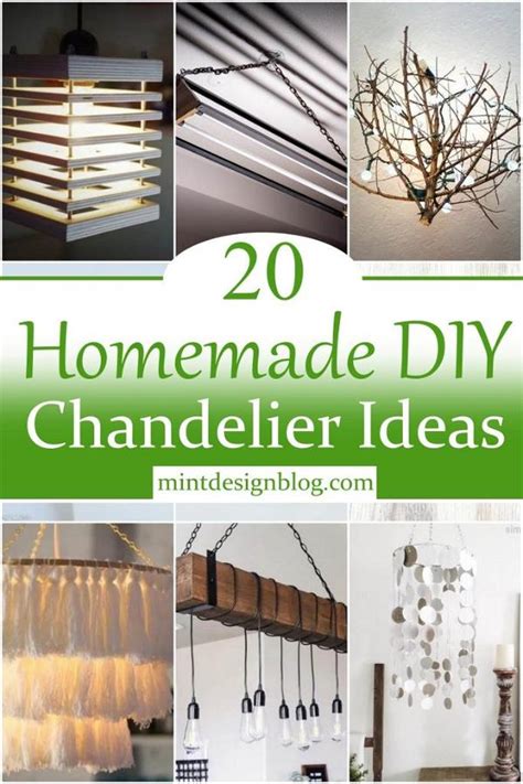 20 Homemade DIY Chandelier Ideas To Try - Mint Design Blog