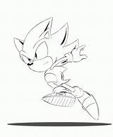 Classic Sonic Coloring Pages  Home sketch template