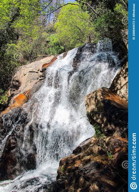 Nogaledas Waterfall in Jerte Valley. One of Many Waterfalls in Nogaledas Route in NogaledaÂ´s ...