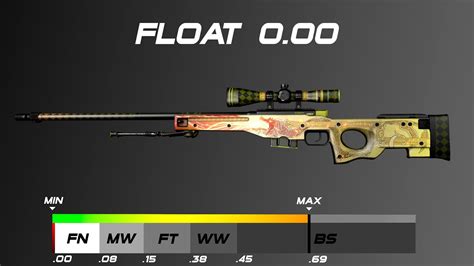 CSGO AWP Dragon Lore Skin Wear/float