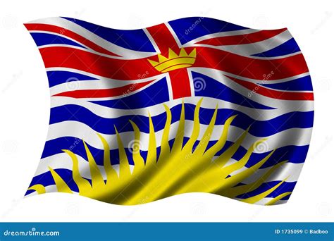 British Columbia Flag Royalty Free Stock Images - Image: 1735099