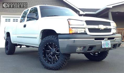 Wheel Offset 2004 Chevrolet Silverado 1500 Flush Leveling Kit Custom Rims | Custom Offsets