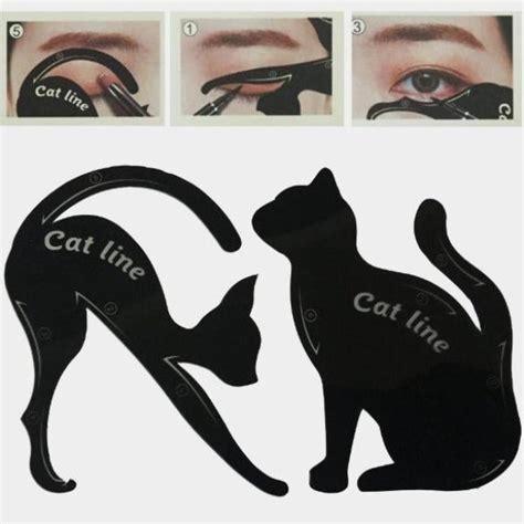 Get Our Best Makeup Beauty Cat Eyeliner | Cat Eyeshadow Stencil ...