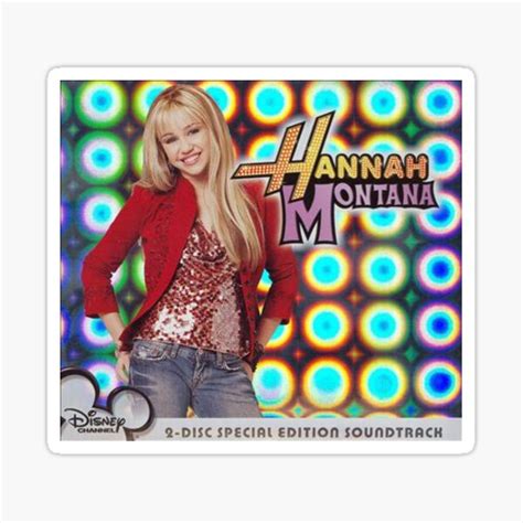 "Hannah Montana " Sticker for Sale by alimaric | Redbubble