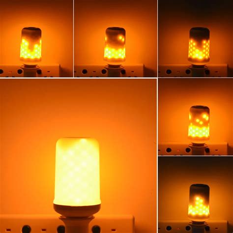 New arrival E27 E14 B22 Led Flame Lamps 15W LED Flame Effect Light Bulb ...