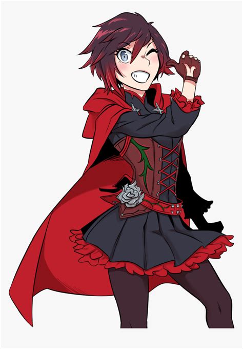 Fanart Ruby Rose Rwby, HD Png Download - kindpng