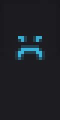 Minecraft Light Blue sad face Cape/Banner Minecraft Banner