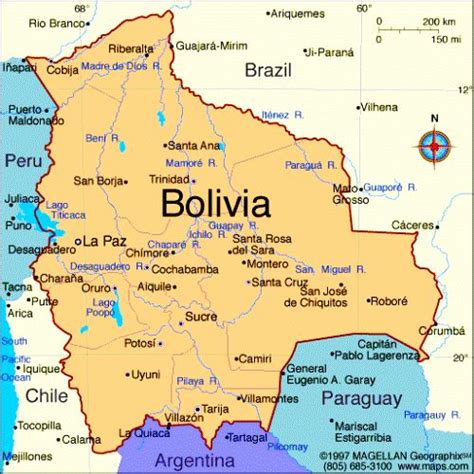 bolivia map - Google Search | Bolivia map, Bolivia, Map
