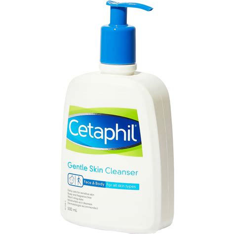 Cetaphil Gentle Skin Cleanser All Skin Types 500ml | Woolworths