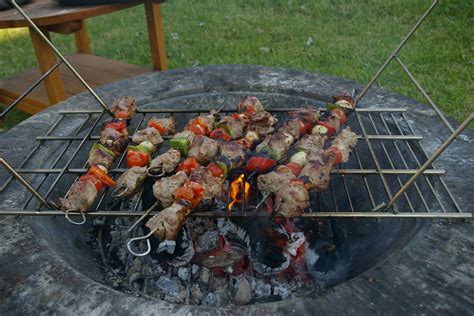 Lamb Kebabs | Turkish-style lamb kebabs on the fire pit. The… | Flickr