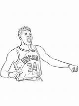 Free NBA Coloring Page Download And Print  sketch template