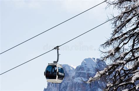 Ski Resort Madonna Di Campiglio Stock Image - Image of journey, motion ...