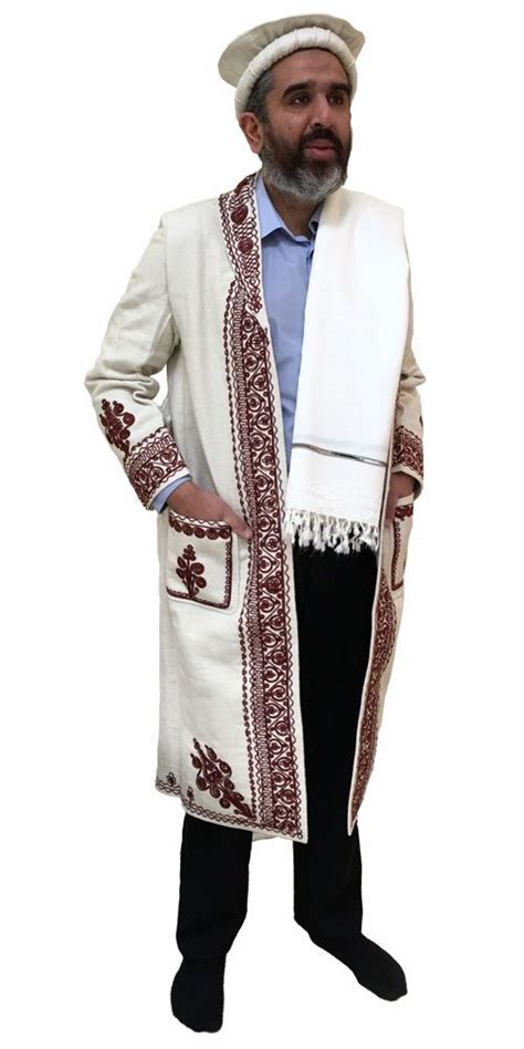 Afghan Chitral Coat Chugha Pakol Patu Mens Wool Kashmir Chugah Shawl Pakol Long… | Afghanistan ...