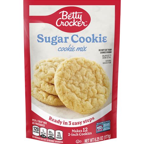 Betty Crocker™ Snack Size Sugar Cookie Mix - BettyCrocker.com