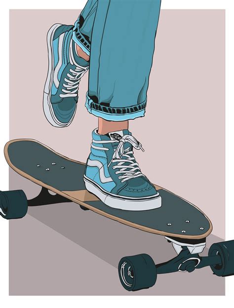 ArtStation - SKATEBOARD & VANS Sk8