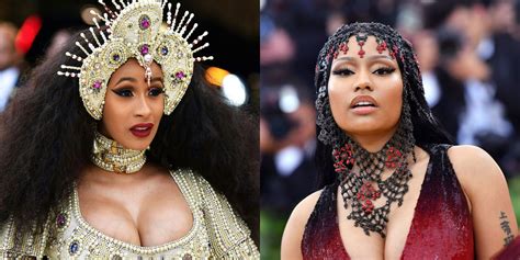 Did Cardi B and Nicki Minaj End Their Feud at the Met Gala Last Night? Nicki Baby, Feud, Cardi B ...