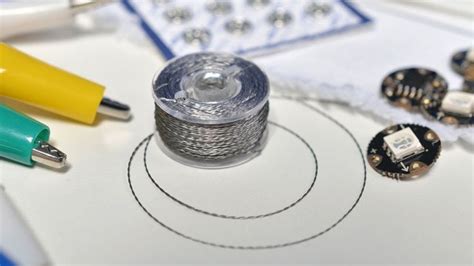 Conductive Thread - 10 Tips | Conductive thread, Electronics projects diy, E textiles