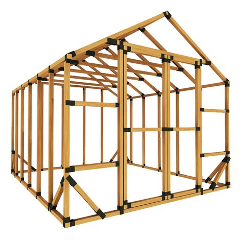 10X20 Standard Storage Shed Kit - E-Z Frame Structures