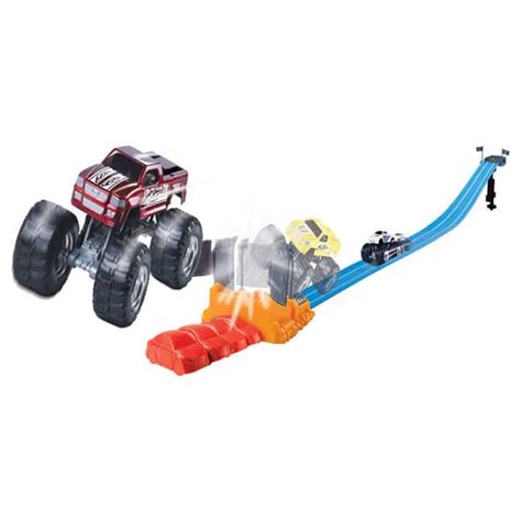 Mighty Monster Truck Track Set By MotorMax | Le3ab Store