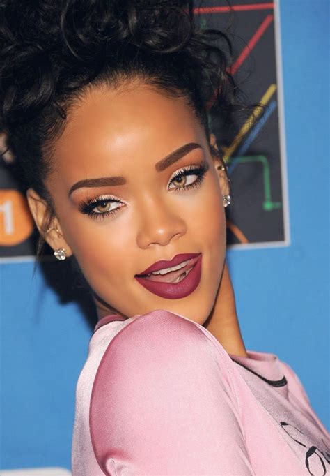 Rihanna goes braless in 'spoiled' sheer pink dress | Rihanna makeup, Rihanna, Sheer pink dress